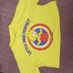 The Simpsons - Little Miss Perfect - Women's‎ Cropped Top - Size XS